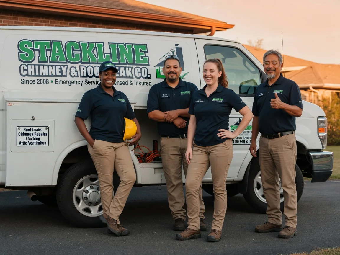 Chimney flashing repair company in Joinerville, TX